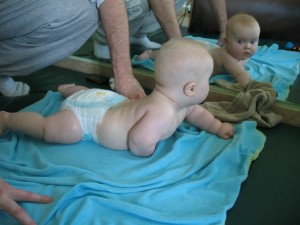 zespół Downa - Down syndrome - 7 miesięcy - niemowlak