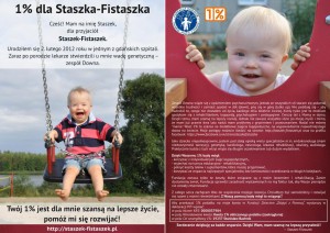 ulotka 1% Staszek-Fistaszek 2014