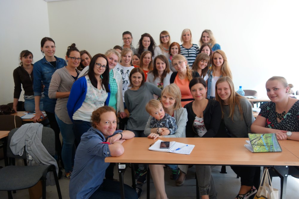 Spotkanie ze studentkami pedagogiki na Uniwersytecie Gdańskim